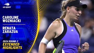 Caroline Wozniacki vs Renata Zarazua Extended Highlights  2024 US Open Round 2 [upl. by Clayborne]