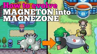 How to evolve Magneton into Magnezone in Pokemon Diamond PearlPlatinumBlackWhiteBlack2 amp White2 [upl. by Fernande333]