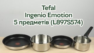 Розпаковка Tefal Ingenio Emotion 5 предметів L897S574 [upl. by Saraann851]