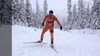 Skate Ski Technique basic overview [upl. by Incrocci]