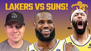 Lakers vs Suns LeBron And Anthony Davis Are Back What Were Watching For [upl. by Gunter]