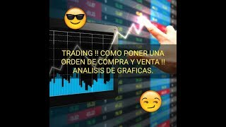 HITBTC  TRADING  ORDEN DE COMPRA Y VENTA  ANALISIS DE GRAFICAS Y DE TENDENCIAS  TUTORIAL [upl. by Iramaj]