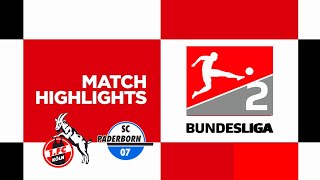 1 FC Köln vs SC Paderborn  Highlights  2 Bundesliga 202425 [upl. by Hitchcock243]