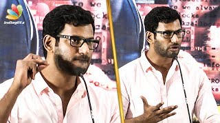 Vishals Mass Reply to his Enemies  Angry Speech  Irumbu Thirai Success Celebration [upl. by Nebur]