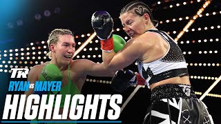 Mikaela Mayer Regains Champ Status Vs Sandy Ryan  FIGHT HIGHLIGHTS [upl. by Eerized776]