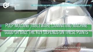 The effect of Besure’s selfdeveloped tableware laminating machine VS the other laminating machines [upl. by Kerrison]