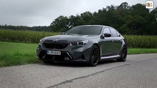 Kraftpaket im edlen Grau – BMW M5 G90 mit 727 PS und Grigio Telesto Look [upl. by Ellsworth]