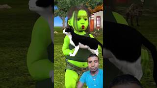 Chhoti chudail ne Billi 😿ko bachaya funny cartoon cute gta shorts [upl. by Arutak]