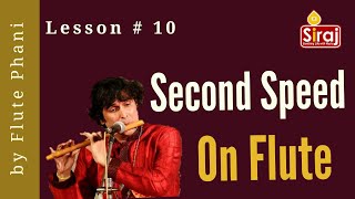 Second Speed On Flute  Basic Flute Lesson 10 for Beginners in Telugu by Flute Phani 2019 [upl. by Henrieta]