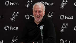 202324 San Antonio Spurs Season  Gregg Popovich PostGame Interview 1102024 [upl. by Sosanna]