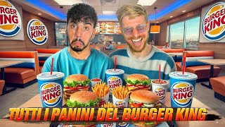 PROVIAMO TUTTI I PANINI ESISTENTI DEL MENÙ DEL BURGER KING  OGGI SIAMO DAVVERO ESTASIATI DA TUTTO [upl. by Groome]