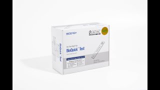 Bioeasy Onestep Rapid Test for Milk  BioQuick 4IN1 BTCC [upl. by Mathia]