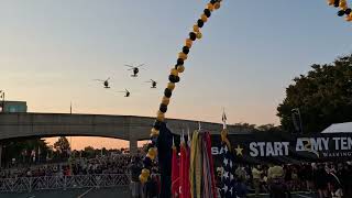 Flyover at the 40th Annual Army TenMiler [upl. by Ikkin]