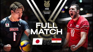 🇯🇵 JPN vs 🇪🇬 EGY  Paris 2024 Olympic Qualification Tournament  Full Match  Volleyball [upl. by Strait]