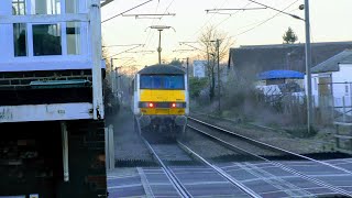 Valentines Day Trainspotting at Stowmarket GEML  140219 [upl. by Nylikcaj695]