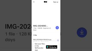 How to download Any files from WeTransfer wetransfer [upl. by Birdt]
