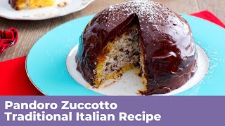 PANDORO ZUCCOTTO  Traditional Italian Recipe [upl. by Maroj]