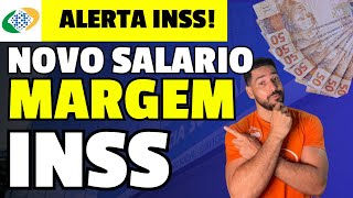 Aumento salarial INSS nova MARGEM para crédito CONSIGNADO INSS confira os valores [upl. by Venn]