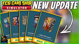 NEW UPDATE Adds Board Games To TCG Card Shop Simulator [upl. by Naik]