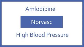 Amlodipine Pronunciation  Generic Name Brand Name Indication Top 200 Drugs PTCB NCLEX NAPLEX [upl. by Saylor]