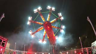 Evan Morans Reactor  Off Ride POV Farrars Funfairs Utilita Arena Sheffield October 2024 [upl. by Oiratno]