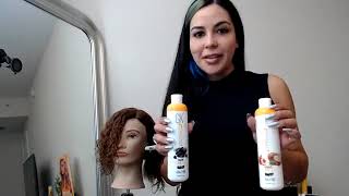 Demo of The Best Coco amp Açaí Hair Treatment with gkhair [upl. by Solokin]