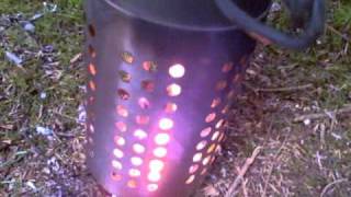 Ikea kitchen utensil holder conversion Filmed in Oban woodland [upl. by Grissom]