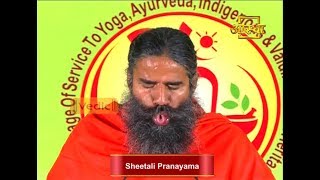 Sheetali Pranayama Swami Ramdev  I Support Baba Ramdev [upl. by Rhianna]