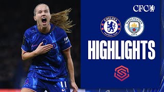 Chelsea Women 20 Manchester City  HIGHLIGHTS amp MATCH REACTION  WSL 2425 [upl. by Champ]