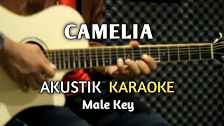 CAMELIA  Akustik Karaoke  Nada Pria [upl. by Dove]