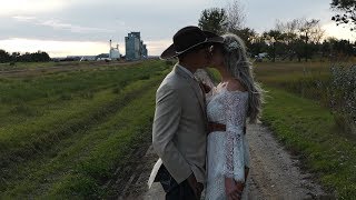 Country Rustic Wedding  Reeder North Dakota Wedding Video [upl. by Ailuig857]