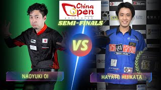 NAOYUKI OI VS HAYATO HIJIKATA  SEMIFINALS  2024 CHINA OPEN billiards nineball 9ballpool [upl. by Decato]