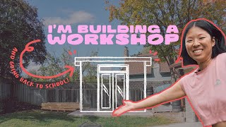 Applying for CARPENTRY SCHOOL  the WORKSHOP BUILD begins [upl. by Eisset]