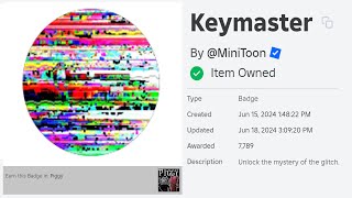 Roblox Piggy Keymaster Badge Guide Full Tutorial [upl. by Edniya]