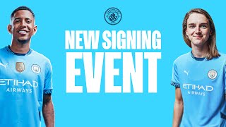 Man City welcome their summer signings [upl. by Indys]