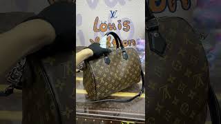 Louis Vuitton M12243 Vintage Speedy Soft 30 Dark Handbag [upl. by Reiser869]