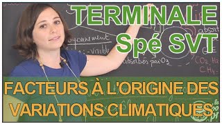 Facteurs à lorigine des variations climatiques récentes  Spé SVT  Terminale  Les Bons Profs [upl. by Magel]