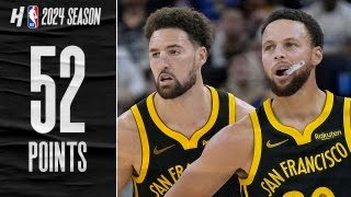 Splash Brothers Combine For 52 PTS vs Rockets 🔥 FULL Highlights [upl. by Hayikaz918]