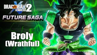 DRAGON BALL XENOVERSE 2 WRATHFUL BROLY Future Saga DLC [upl. by Casper]