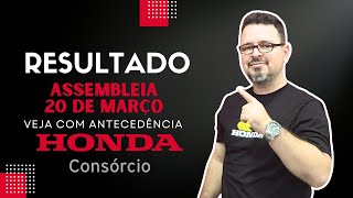 quotResultado da Assembleia do dia 200324  veja a cota contemplada no seu grupo do Consórcio Hondaquot [upl. by Atiram]