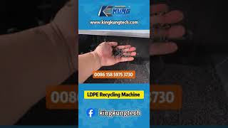 LDPE recycling machine [upl. by Ninnahc]