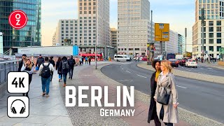 BERLIN  Germany 🇩🇪 4K Walking Tour  Iphone 15 Pro 📹 Berlin is getting cold and windy 🥶 [upl. by Aicilyt]