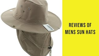 Reviews of Mens Sun Hats  Best Mens Sun Hats Can Buy [upl. by Tiffany]