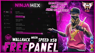 FREE PANEL PC GRATIS OB46 WALLHACK  SPEED  SNIPER LIFETIME FREE FIRE 🎁 ANTI BAN 100  NINJA HEX [upl. by Sulienroc]