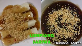 LUMPIANG SARIWA RECIPE [upl. by Gweneth]