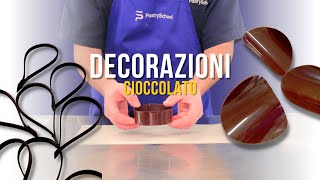 4 Decorazioni in cioccolato  Guida COMPLETA [upl. by Ambrosane]