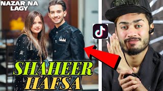 Reaction 0n❤️💗💗 Shaheer Khan amp Hafsa Khan Tiktok Videos  🥰Shaheer Hafsa Tiktok Viral Videos [upl. by Inahpets]