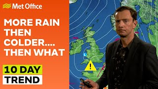 10 Day Trend 25092024 – Rain further flooding likely and then – Met Office weather forecast UK [upl. by Hcirteid949]