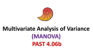 Multivariate Analysis of Variance MANOVA in Past  Statistics  Statistics Bio7 [upl. by Keane464]