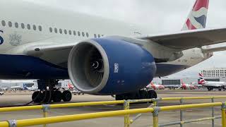 Rolls Royce Trent 800 Airstarter start up [upl. by Cliffes]